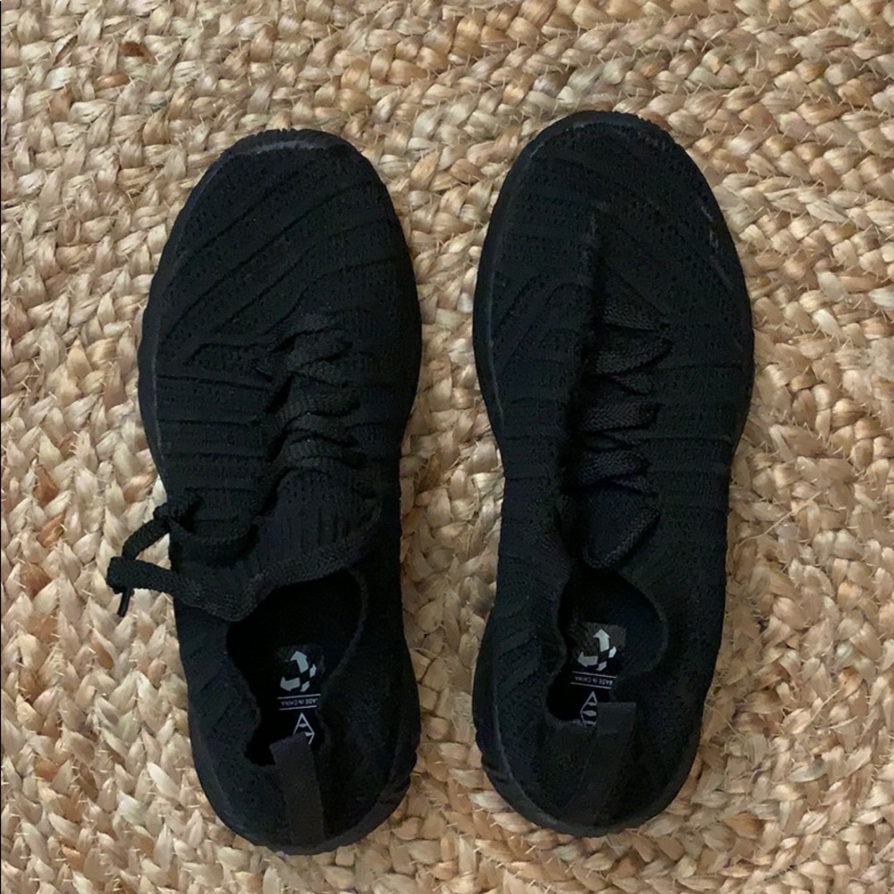 Black nonslip sneakers